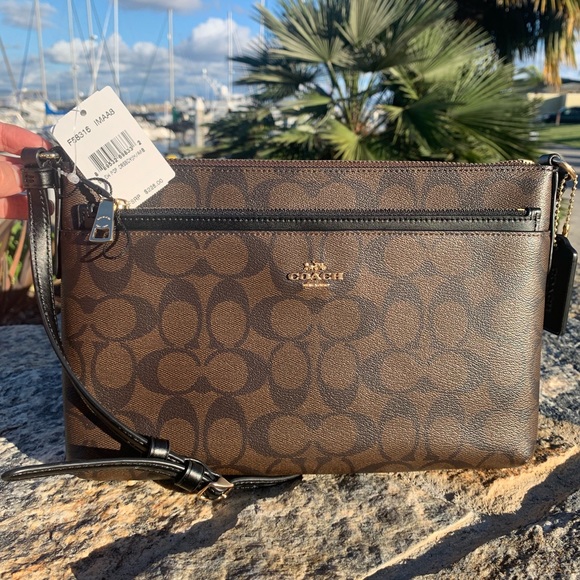 Coach Bags Coach East West Pop Up Pouch Leather Crossbody Poshmark